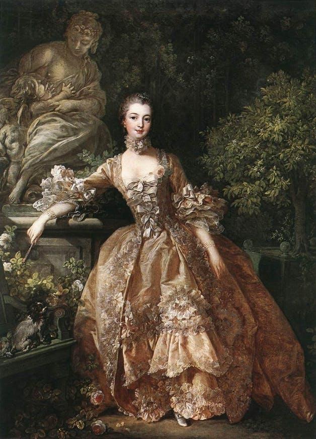 Francois Boucher, Madame Pompadour, 1759, oil  on canvas, The Wallace Collection.