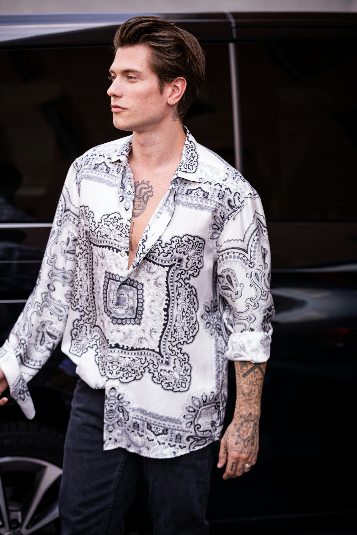 Milan Fashion Week Spring/Summer 2022 Street Style.