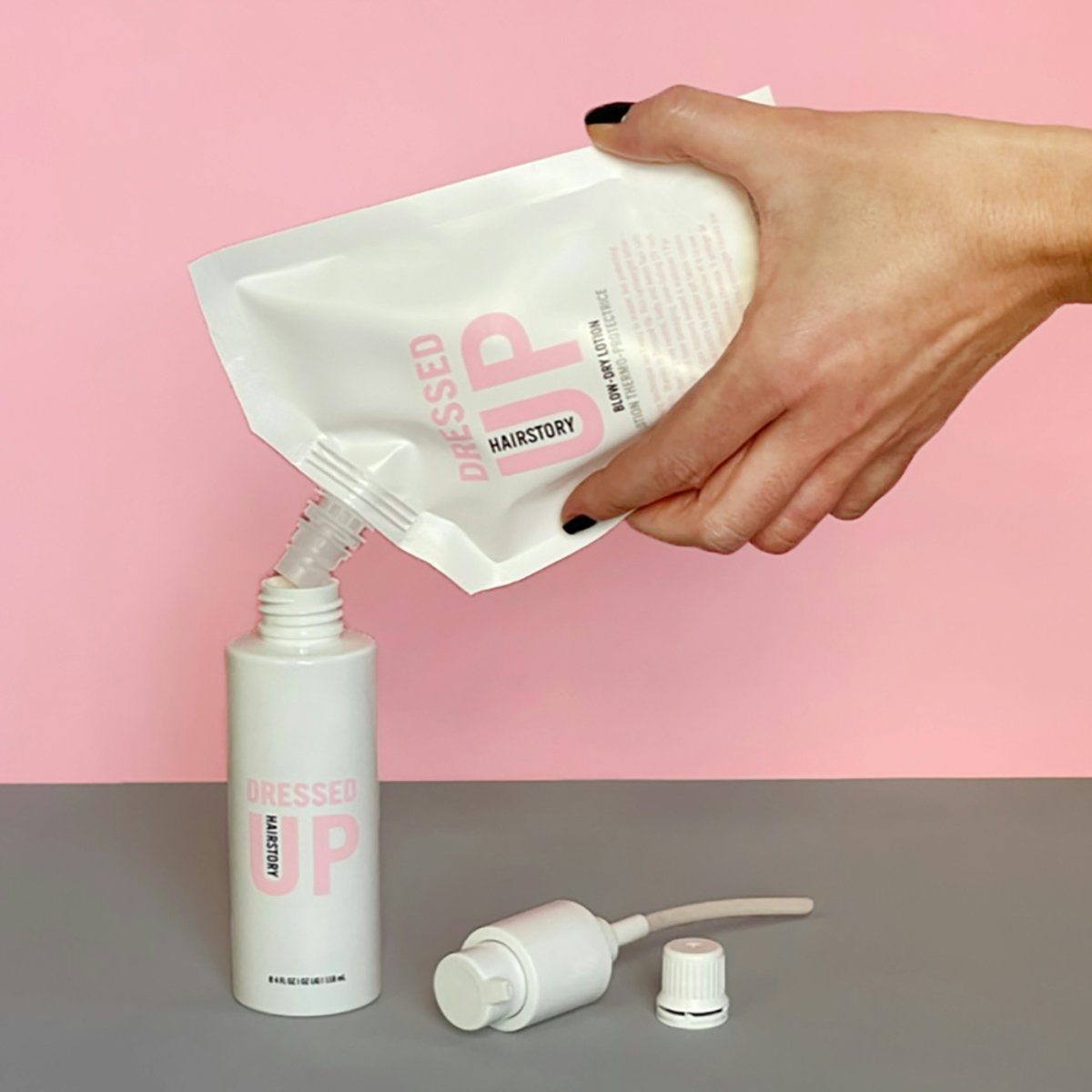 lotion bottle finger person hand body part screw machine cosmetics toothpaste