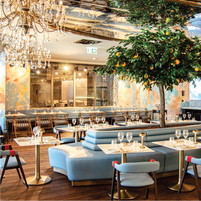 restaurant indoors dining table table furniture dining room building chair chandelier cafeteria