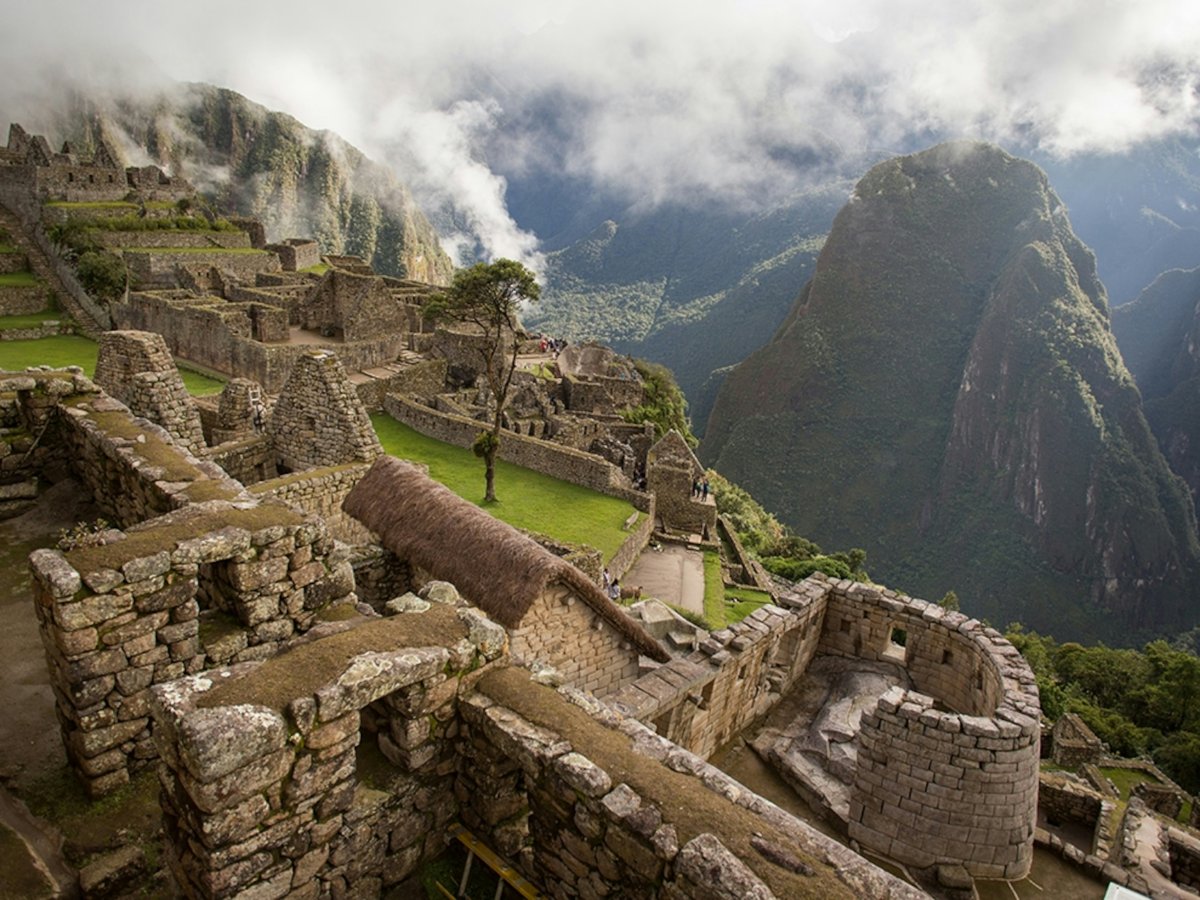 A ruin in Machu Picchu.