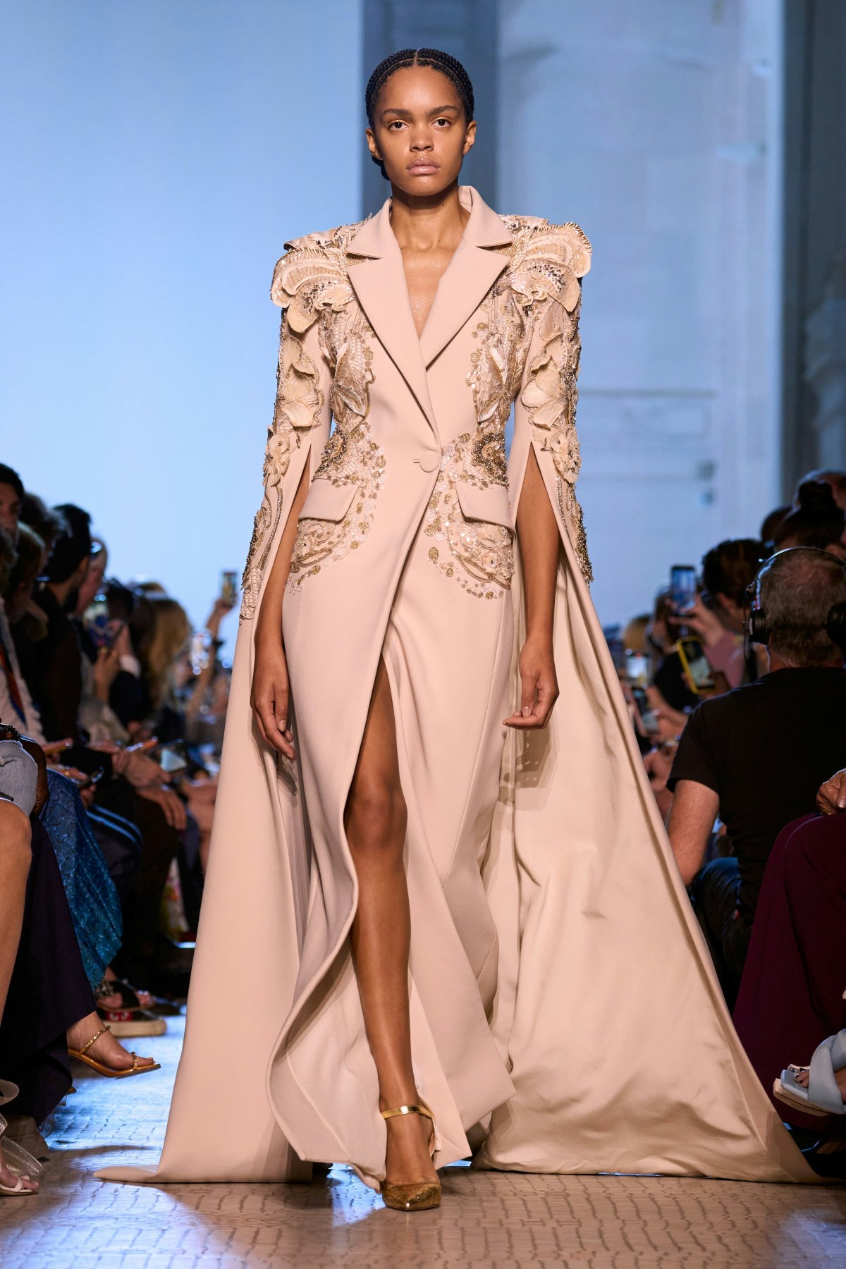 fashion clothing dress formal wear adult male man person mobile phone evening dress