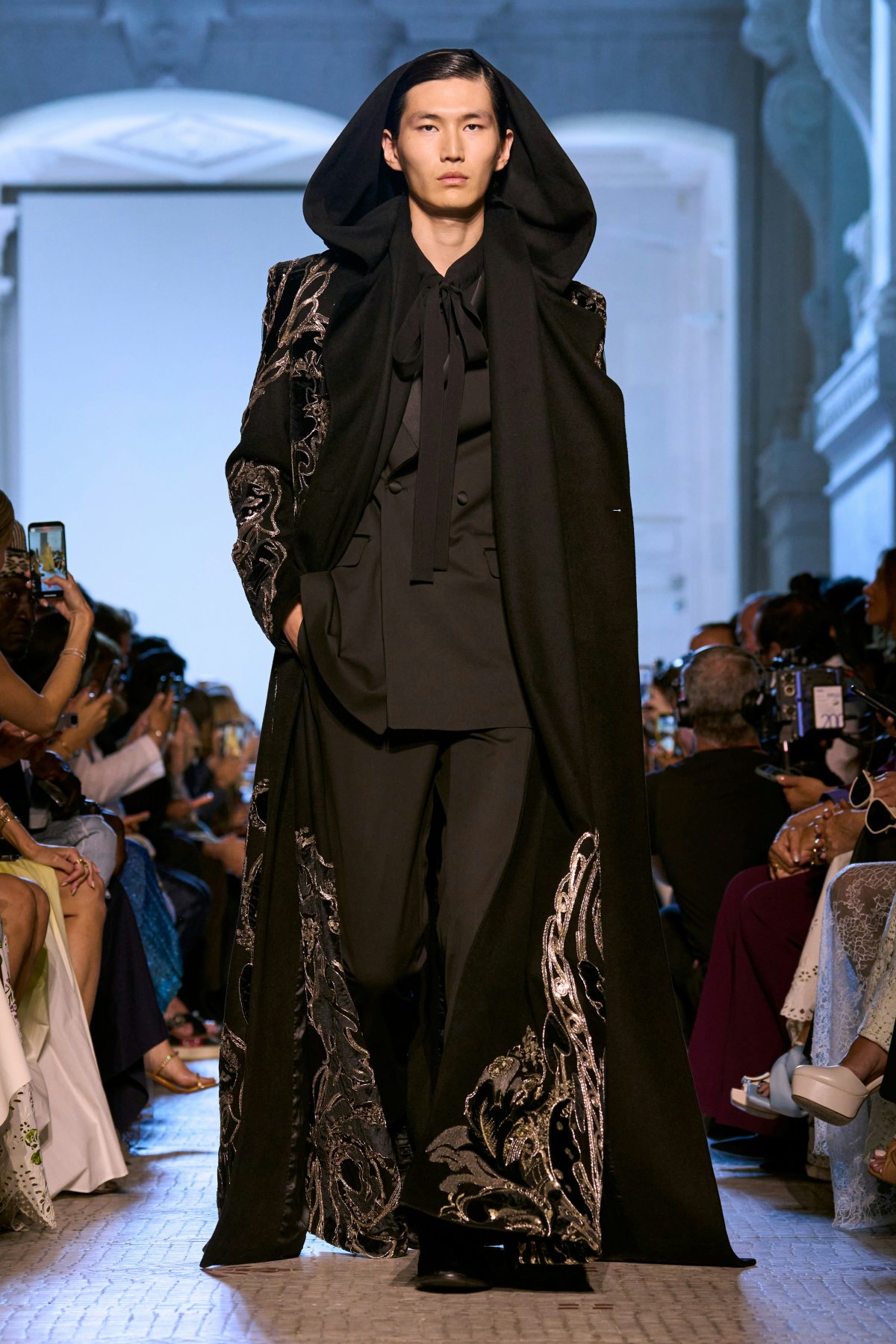 fashion clothing coat bag handbag dress mobile phone phone formal wear gown