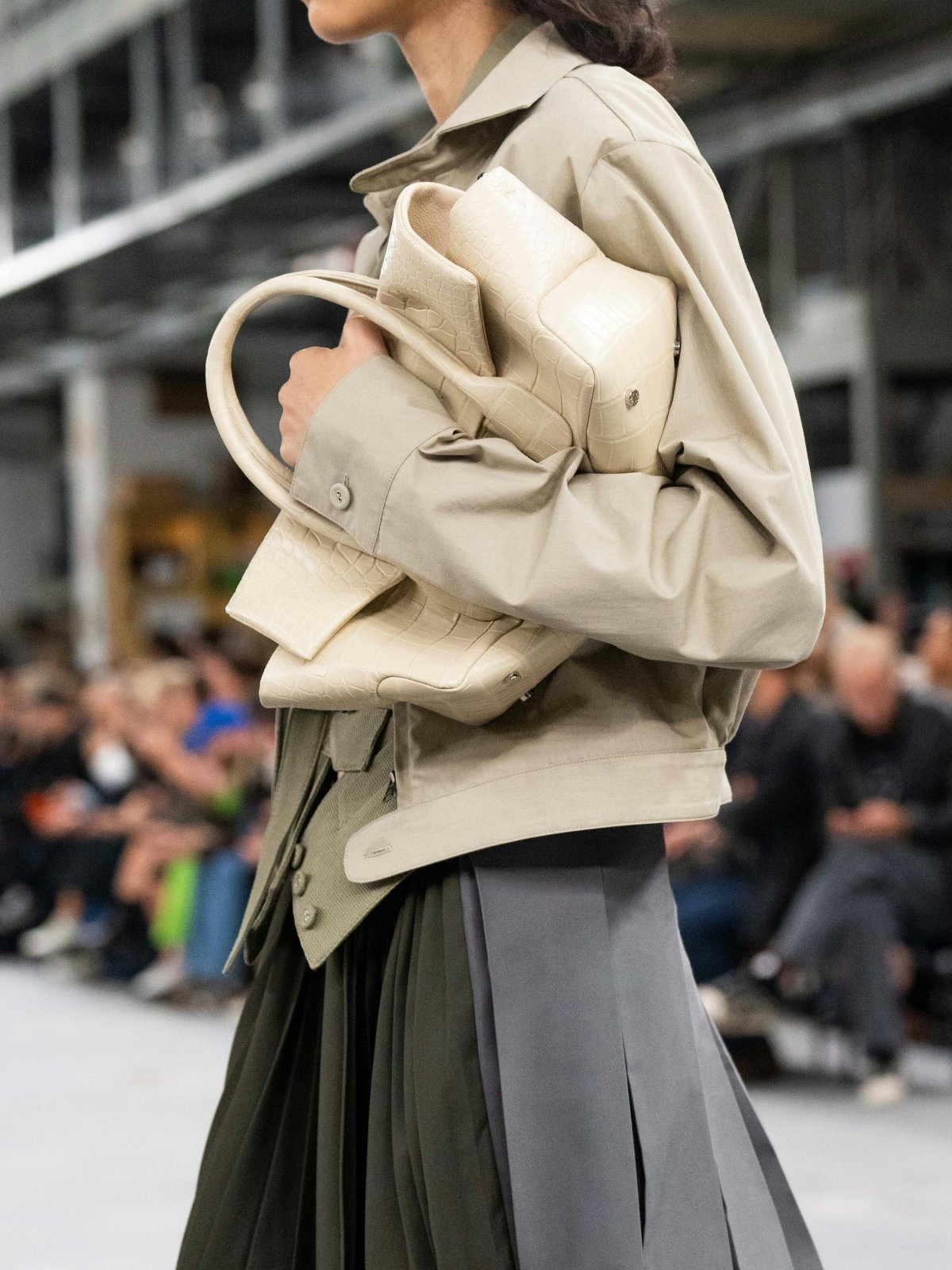 clothing coat bag handbag adult female person woman overcoat jacket