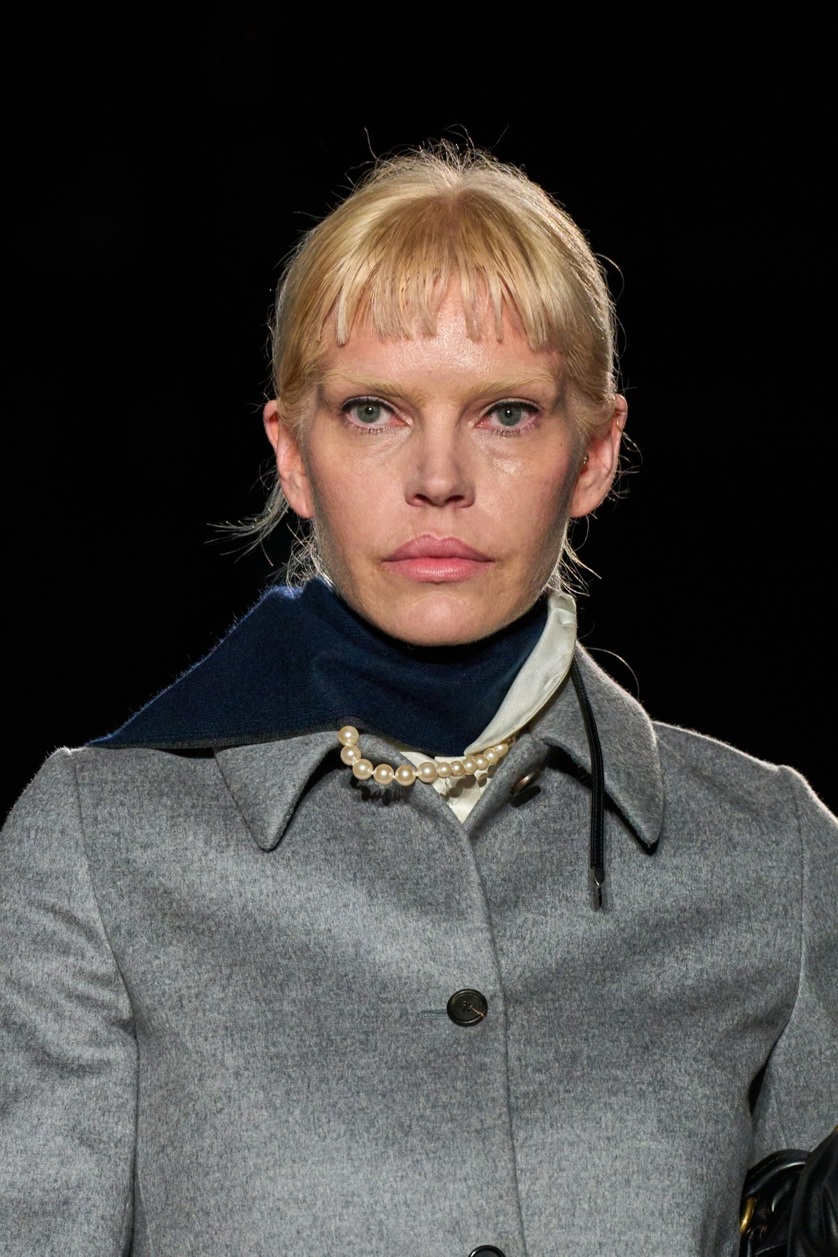 coat accessories formal wear tie blonde person jacket face portrait overcoat