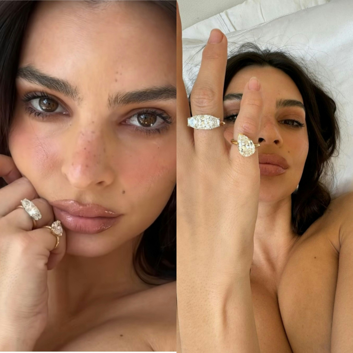 face head person accessories diamond gemstone jewelry body part finger hand