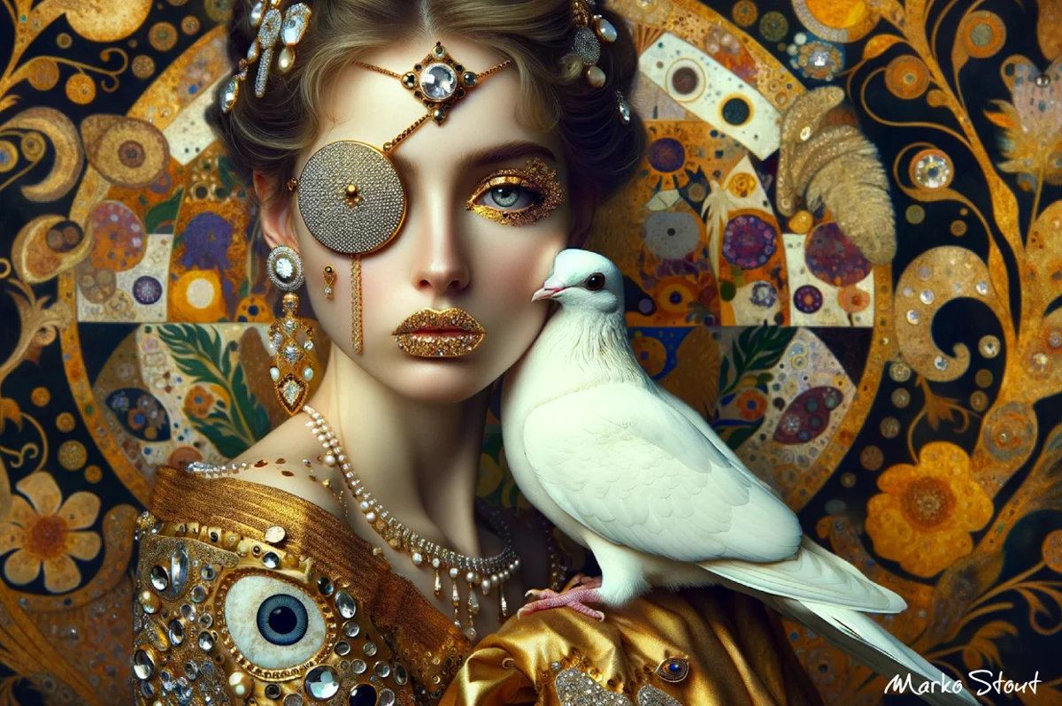 adult bride female person woman face animal bird jewelry necklace