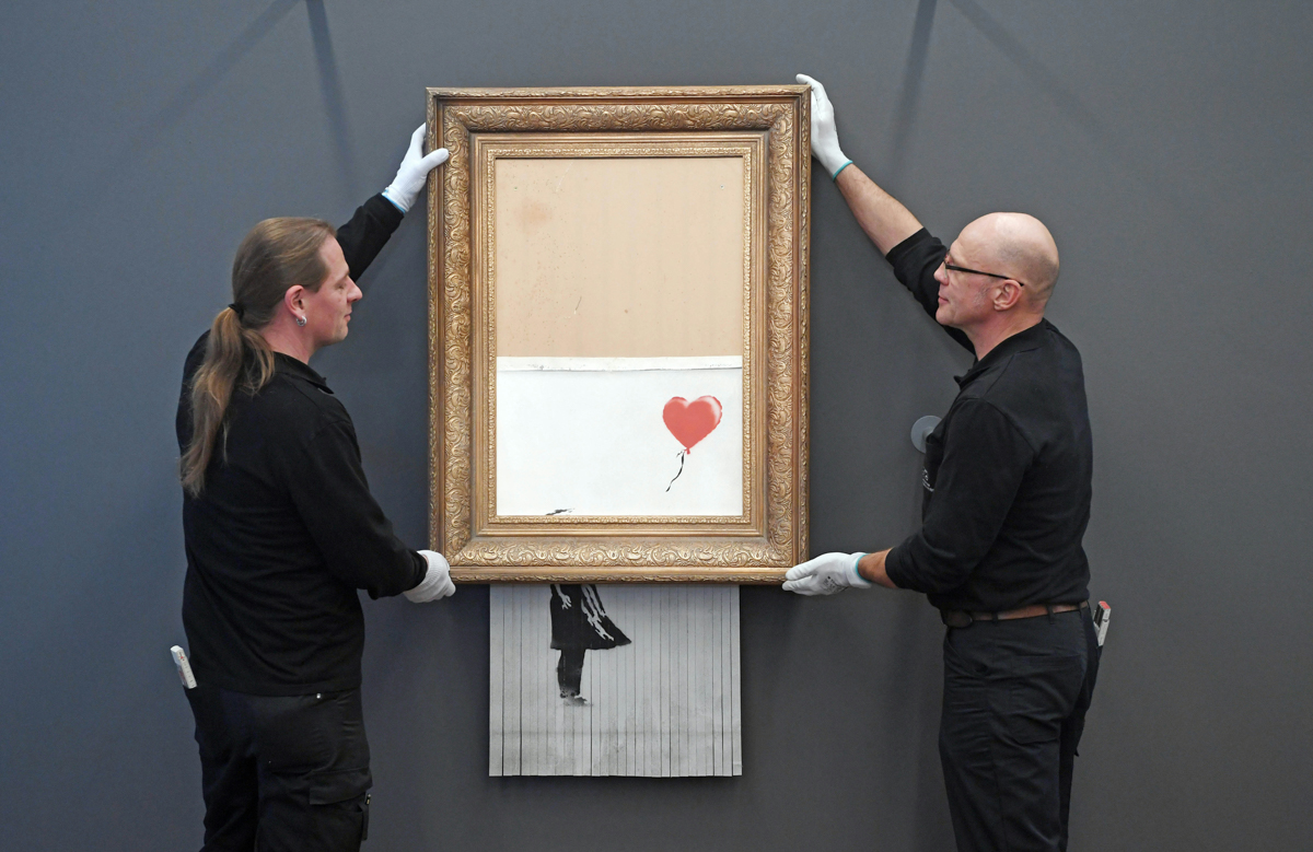 arts culture and entertainment art baden-baden glove adult male man person female woman glasses belt balloon