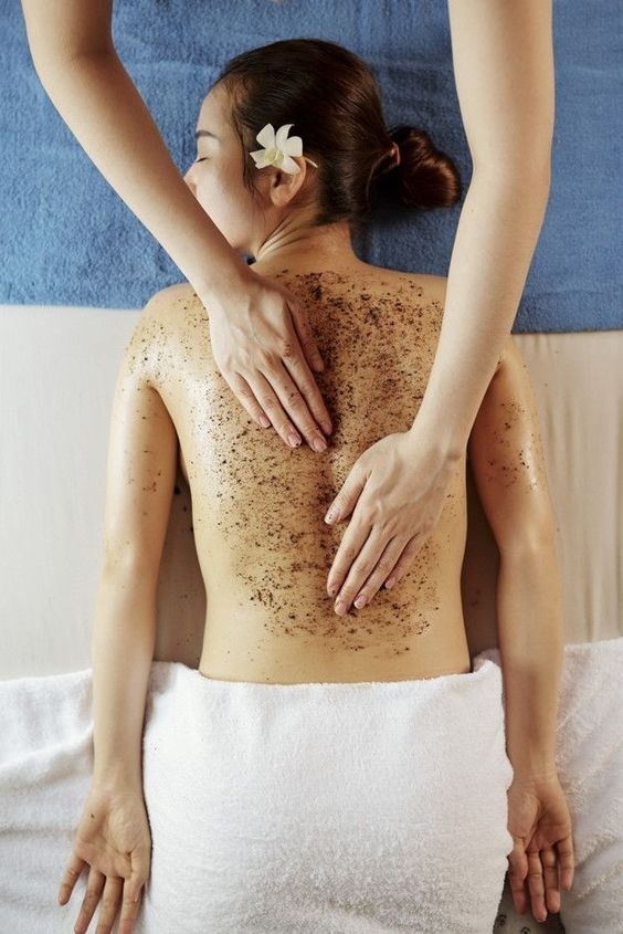 person back body part massage skin spa