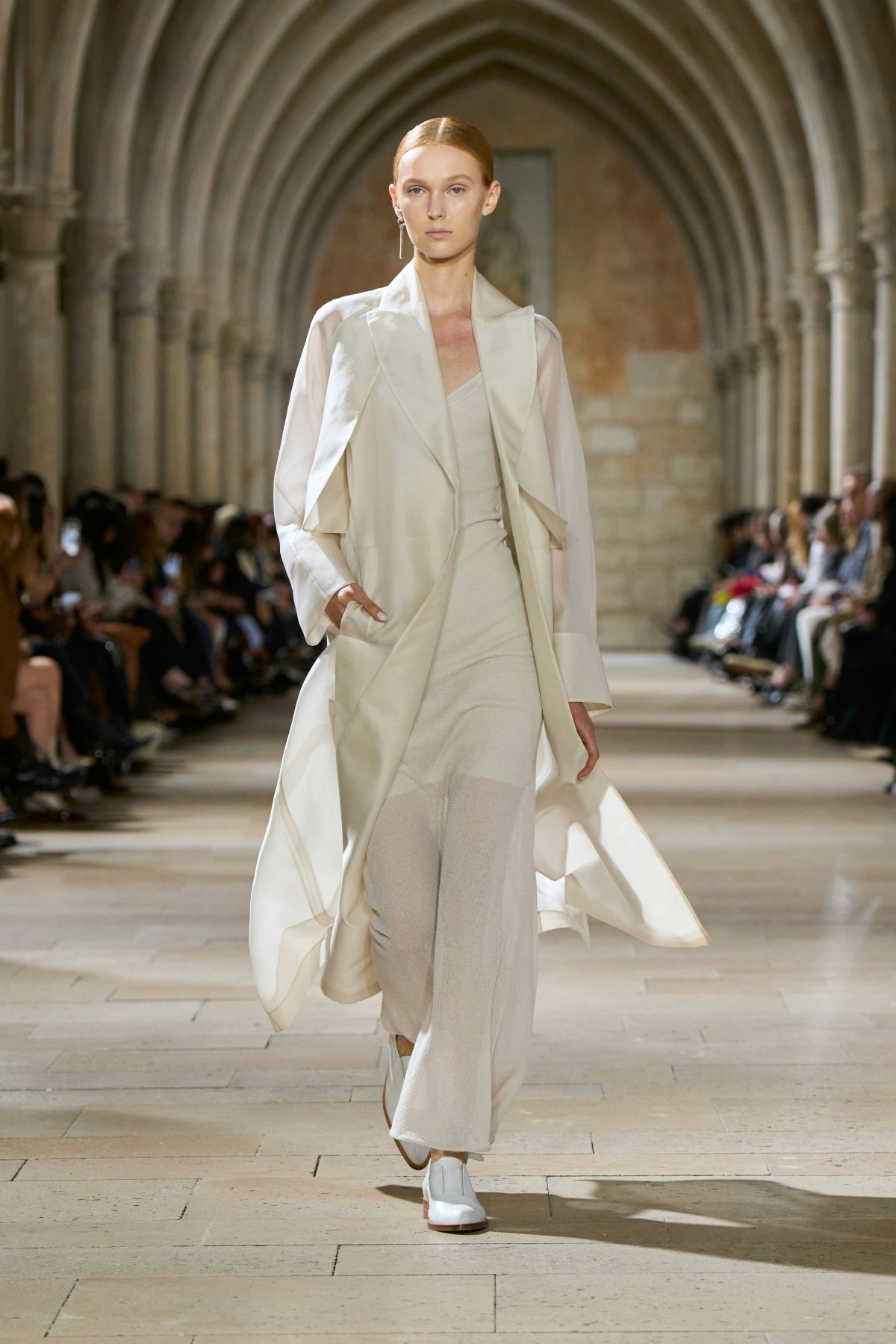 lady person fashion clothing coat overcoat