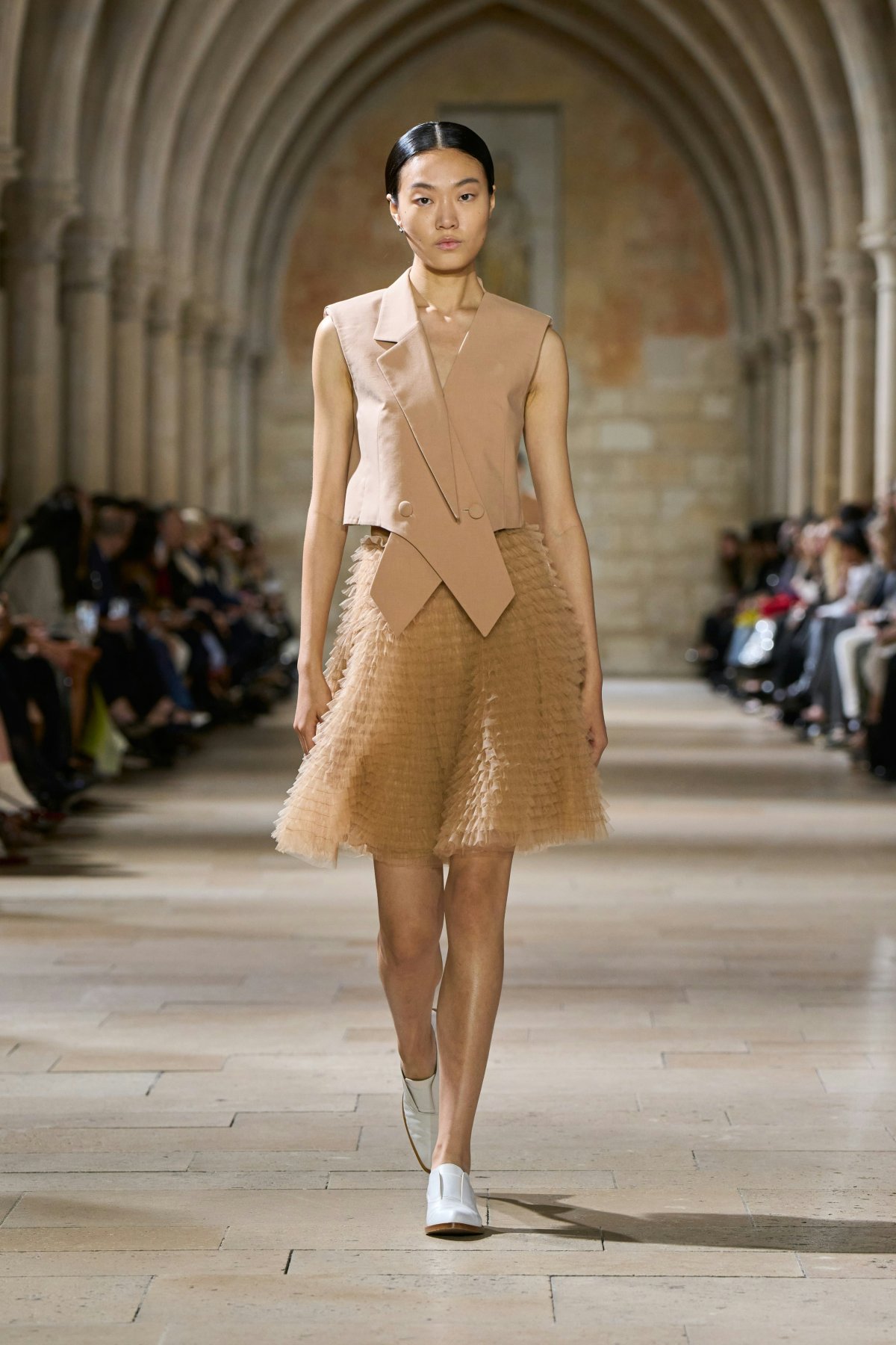 fashion formal wear clothing dress lady person coat skirt