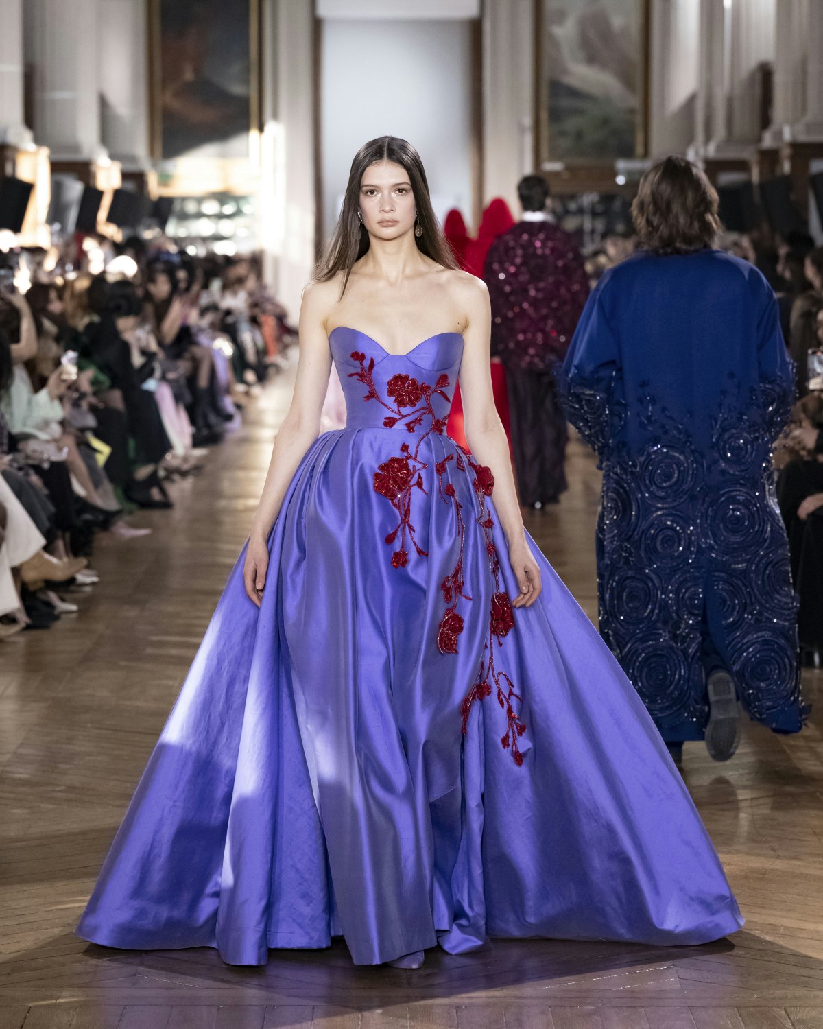 fashion show haute couture summer 2025 paris dress formal wear evening dress fashion gown adult female person woman wedding gown