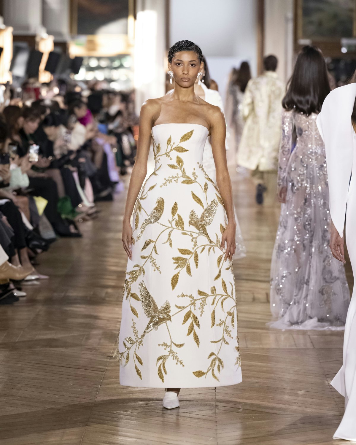 fashion show haute couture summer 2025 paris clothing dress formal wear evening dress fashion gown wedding wedding gown person