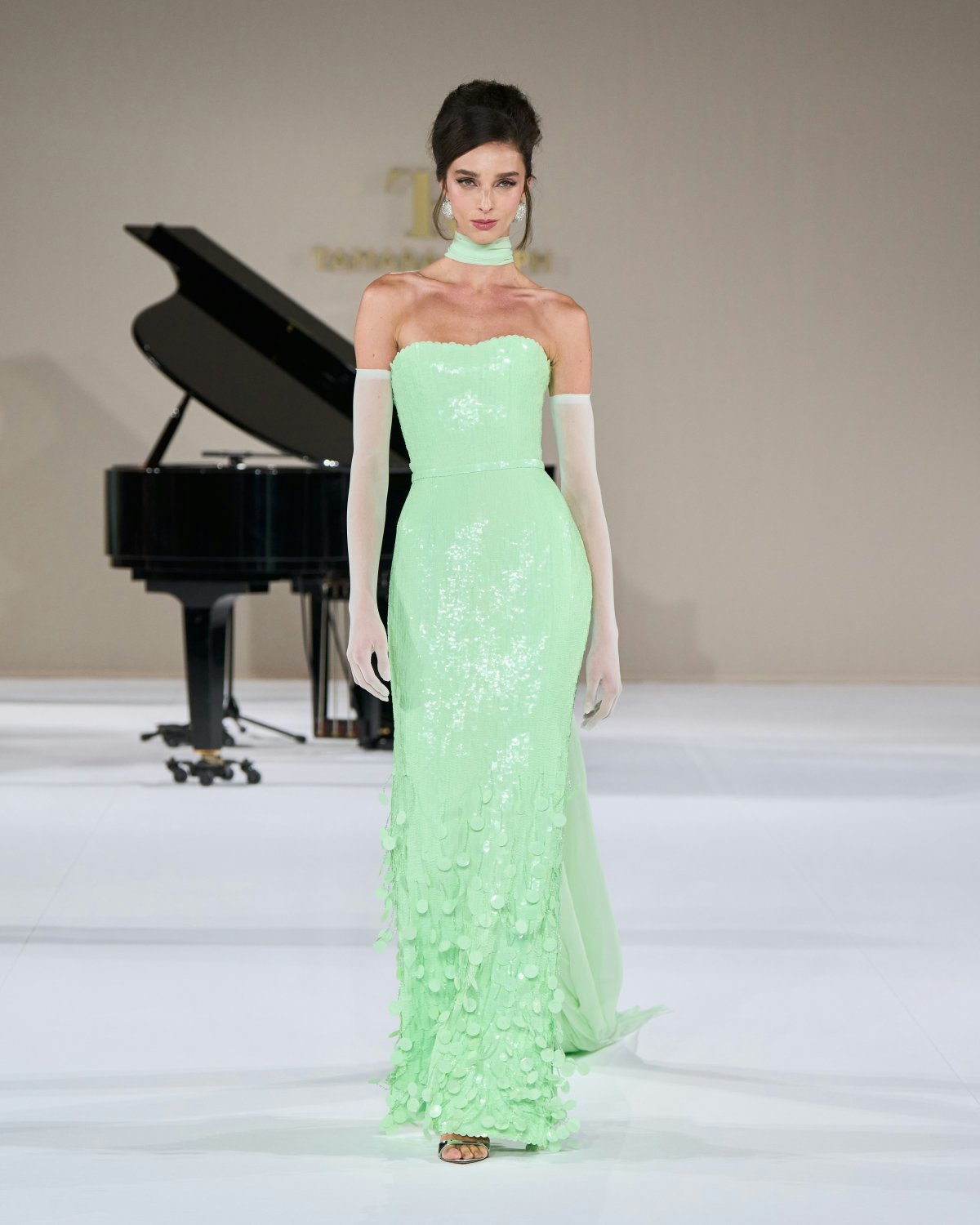 dress evening dress formal wear adult female person woman fashion gown piano
