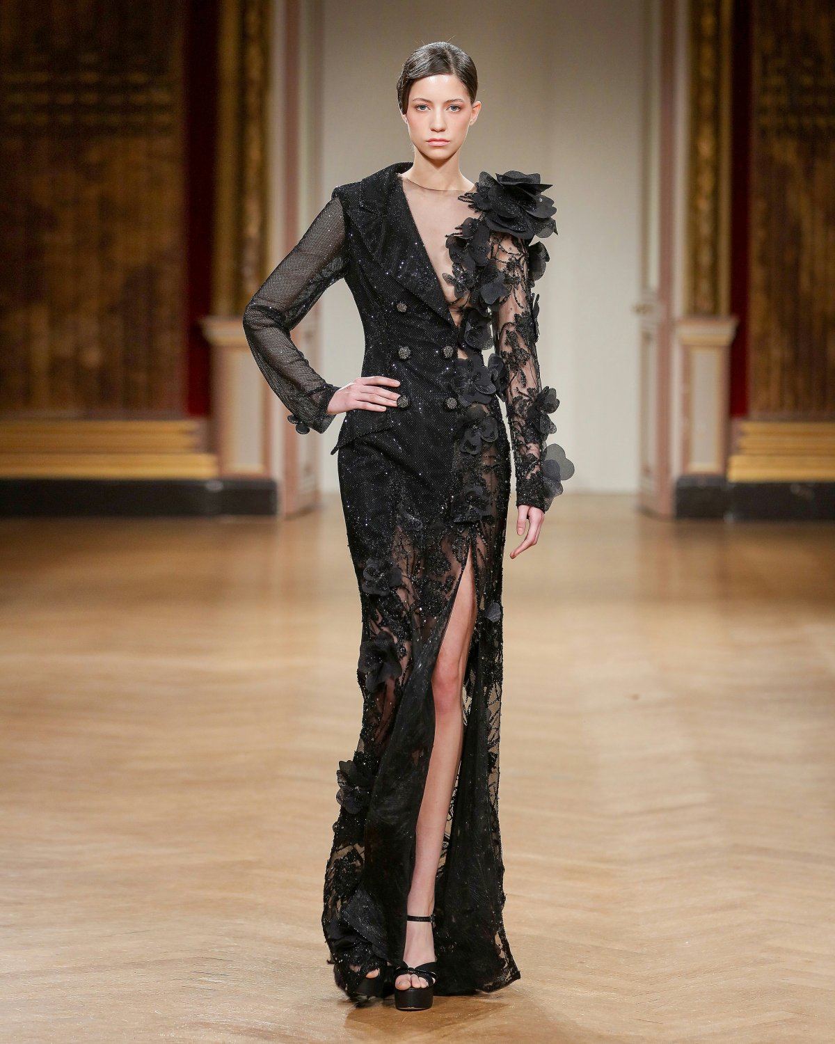 clothing dress fashion formal wear evening dress person lady coat