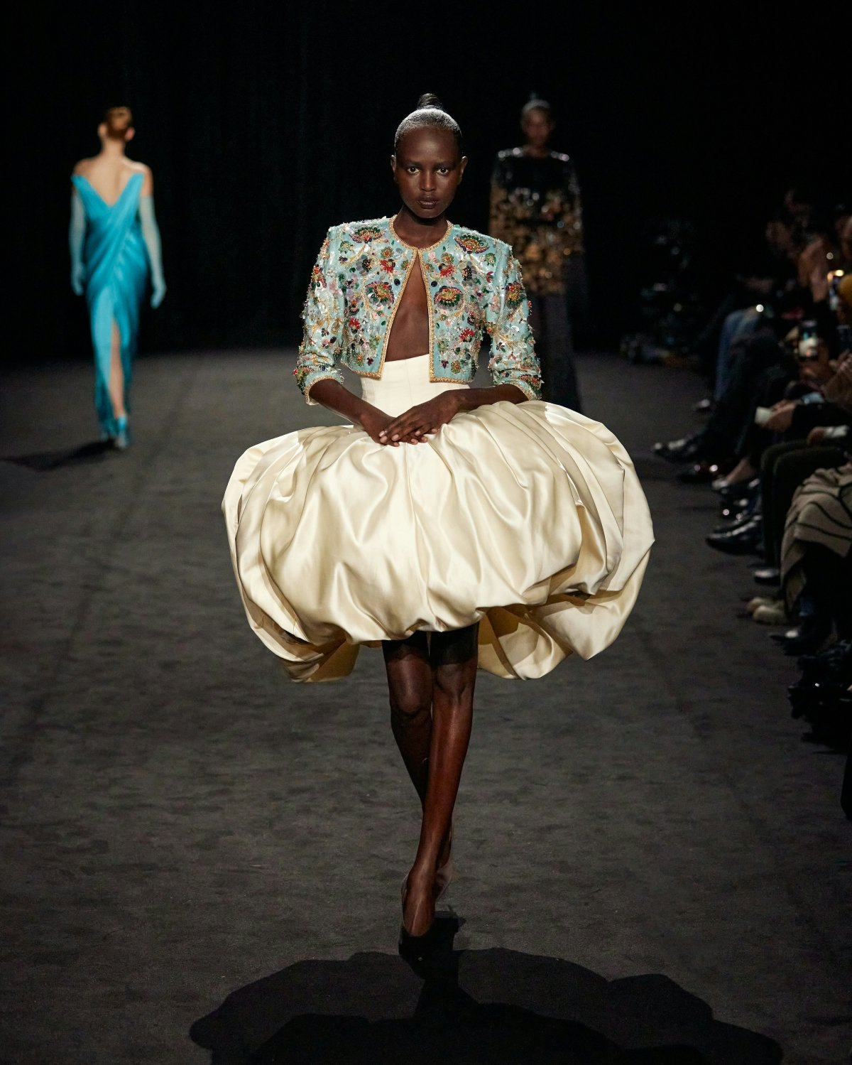 fashion adult female person woman formal wear clothing dress blouse