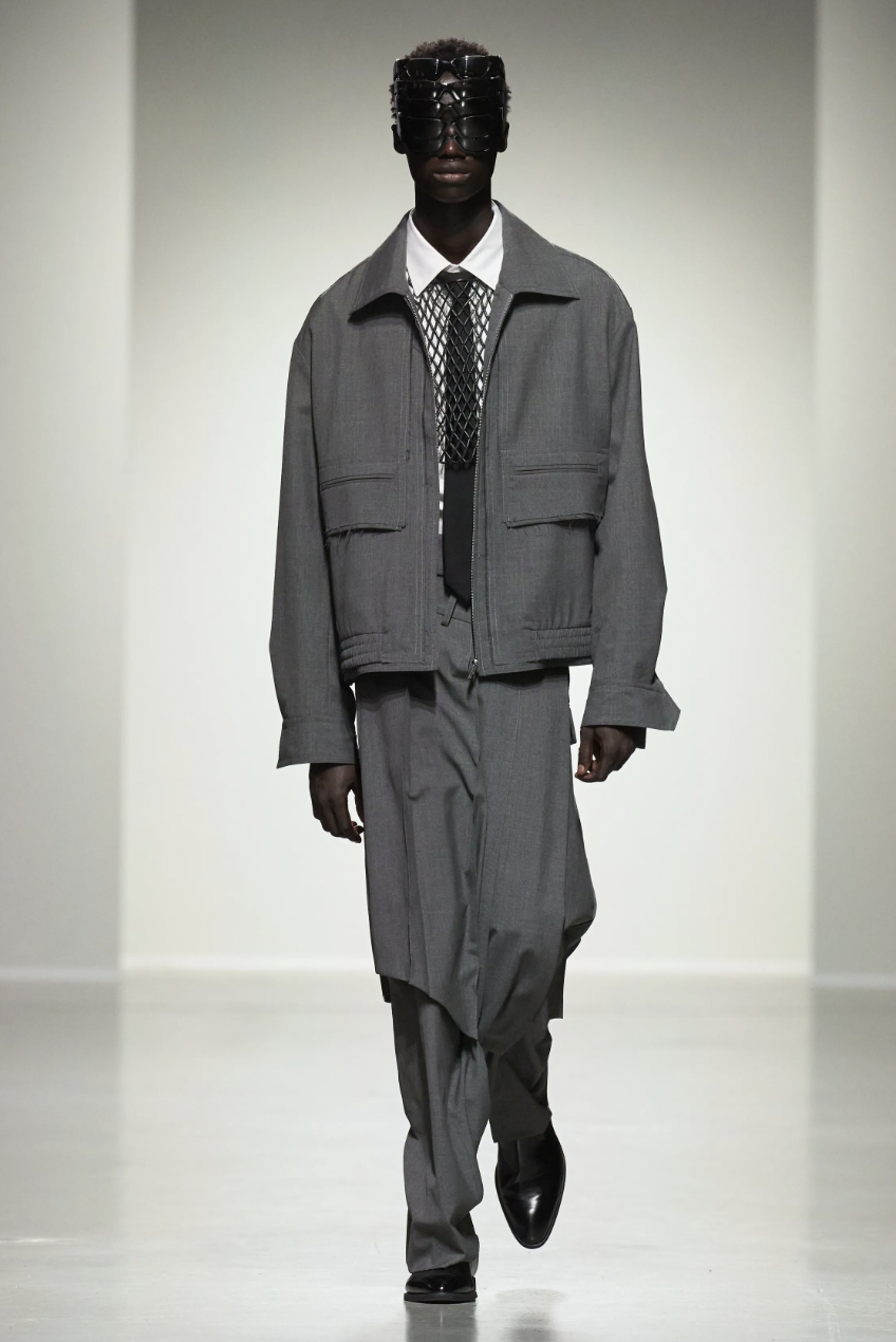 coat formal wear suit adult male man person tie fashion overcoat