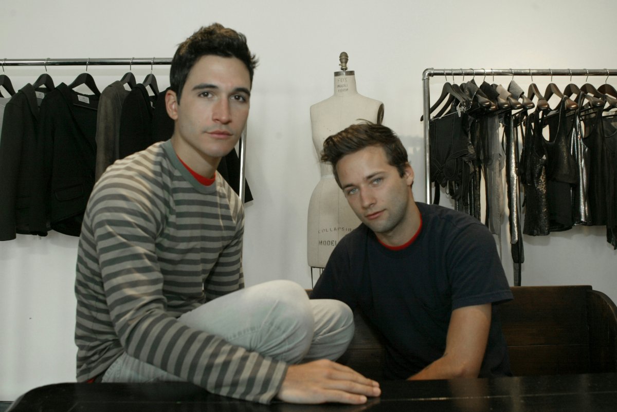 Lazaro Hernandez and Jack McCollough in their studio in New York City