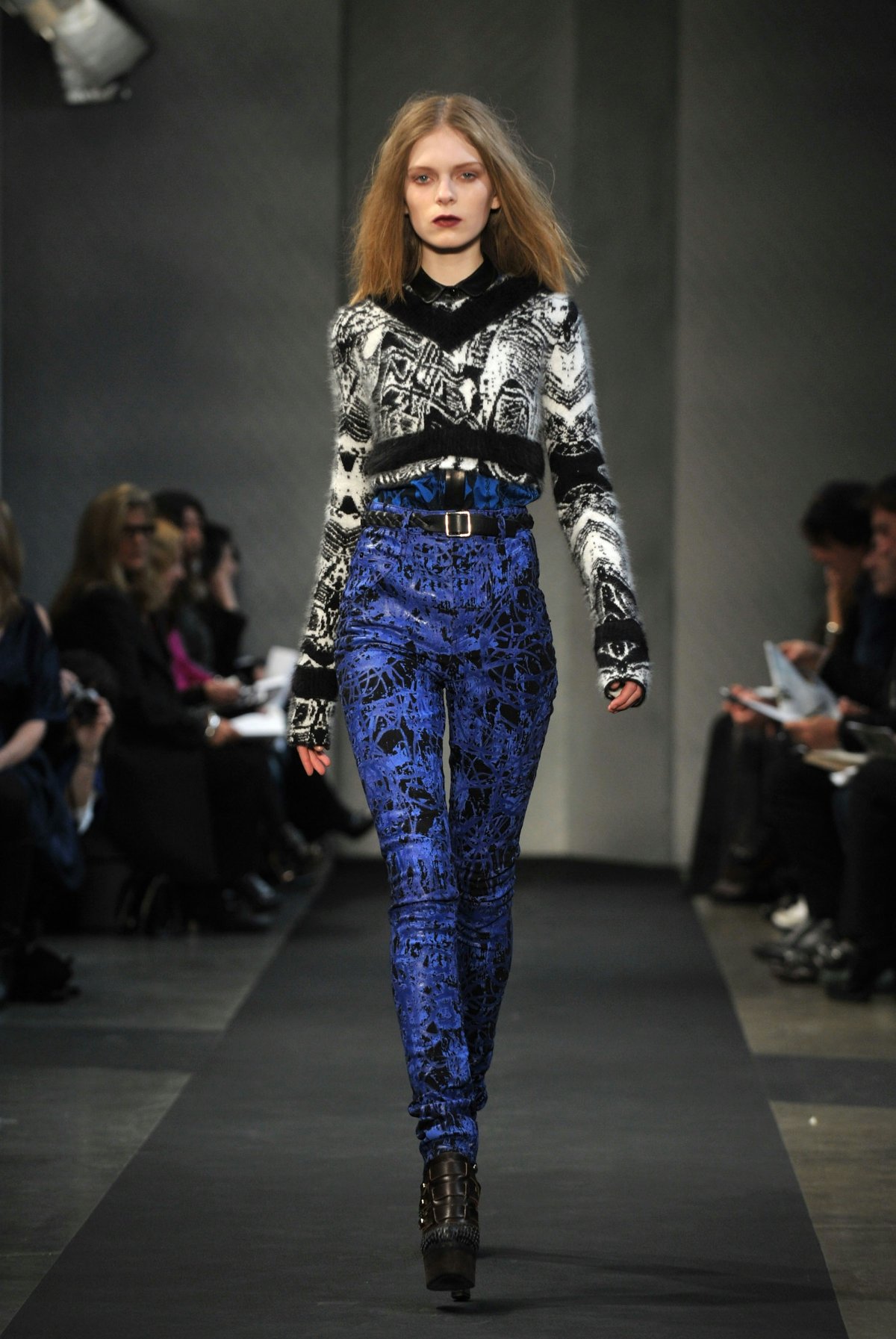The collaboration between Proenza Schouler and J Brand was presented at the Fall/Winter 2010 show