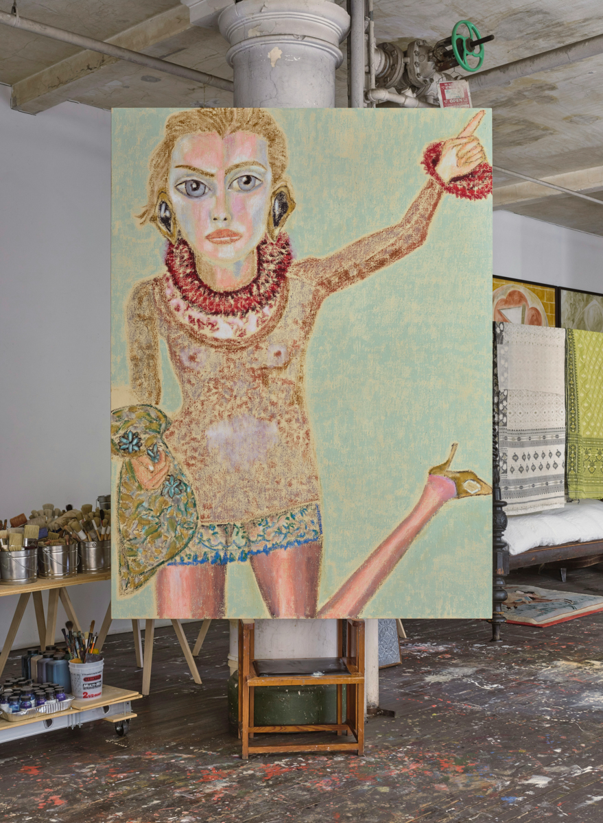 canvas art painting person home decor rug cup